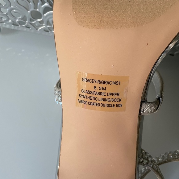 STEVE MADDEN “Gracey” Rhinestone Strappy Stiletto Sandals - Picture 12 of 12